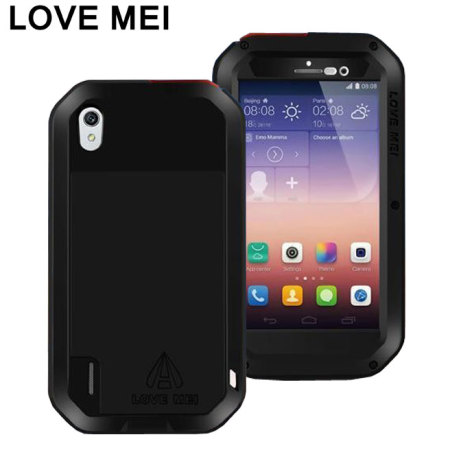 Love Mei Powerful Huawei P7 Tough Case - Black