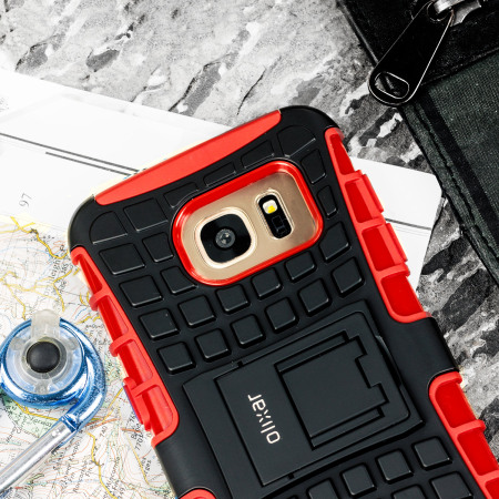 ArmourDillo Samsung Galaxy S7 Protective Case - Red