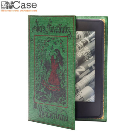 KleverCase Kindle Paperwhite 6 Inch Book Case - Alice In Wonderland