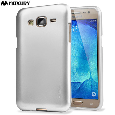 Mercury Goospery iJelly Samsung Galaxy J5 2015 Gel Case - Silver