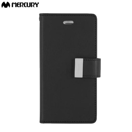 Mercury Rich Diary Samsung Galaxy J5 2015 Premium Wallet Case - Black