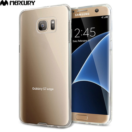 Mercury Jelly Samsung Galaxy S7 Edge Gel Case - Transparent