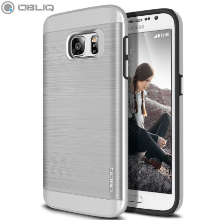 Obliq Slim Meta Samsung Galaxy S7 Case Hülle Satin Silber