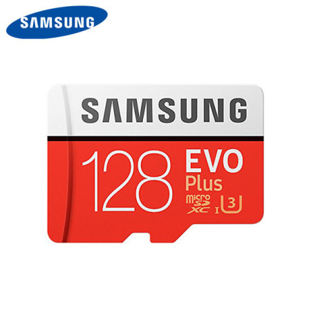 Carte mémoire MicroSDHC Samsung EVO+ Classe 10 – 128Go avec Adaptateur