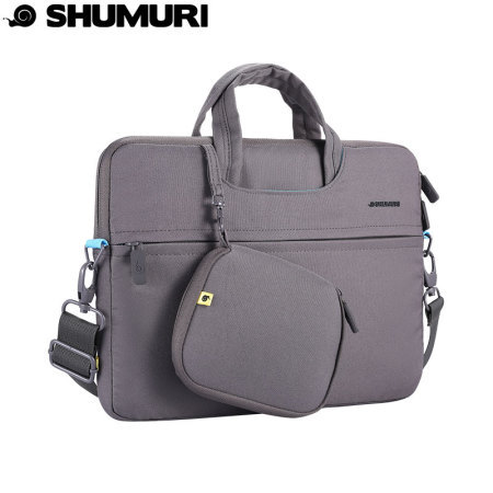 Shumuri Slim Brief 15 Inch Macbook Protective Carry Bag - Grey