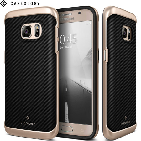 Caseology Galaxy S7 Envoy Series - Carbon Fiber Black