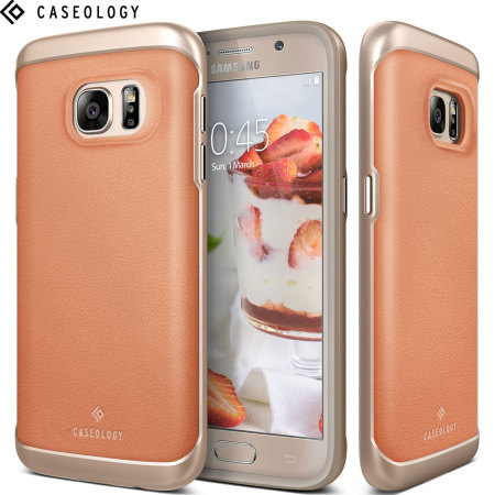 Caseology Envoy Series Galaxy S7 Case - Pink Leather