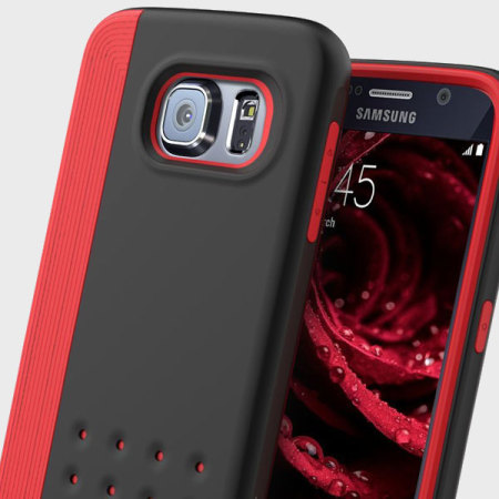 Caseology Threshold Series Samsung Galaxy S6 Slim Armour Case - Red