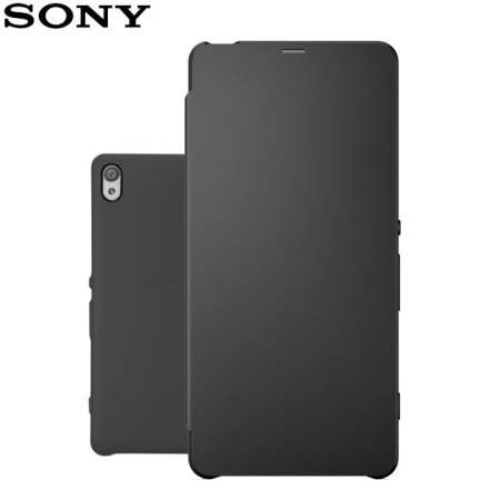 Official Sony Xperia XA Style Cover Flip Case - Graphite Black