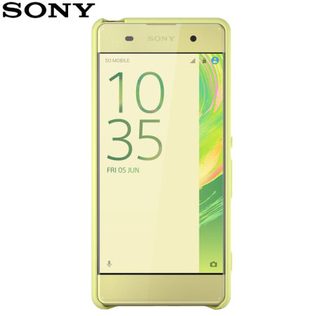 Super goed leerplan Correspondent Official Sony Xperia XA Protective Style Cover Case - Lime Gold