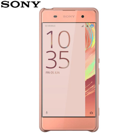 Official Sony Xperia XA Protective Style Cover Case - Rose Gold