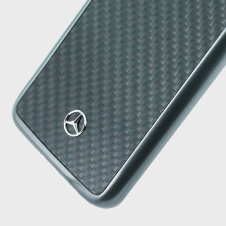 Coque Samsung Galaxy S7 Mercedes-Benz Fibres Carbone - Noire