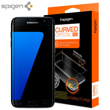 Spigen Samsung Galaxy S7 Edge Film Curved Crystal HD Protector