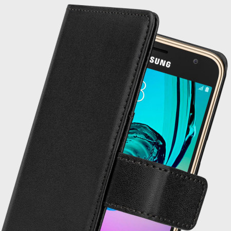 Funda Samsung Galaxy J3 Olixar Estilo Cartera - Negra