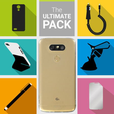 Das Ultimate Pack LG G5 Zubehör Set in Schwarz