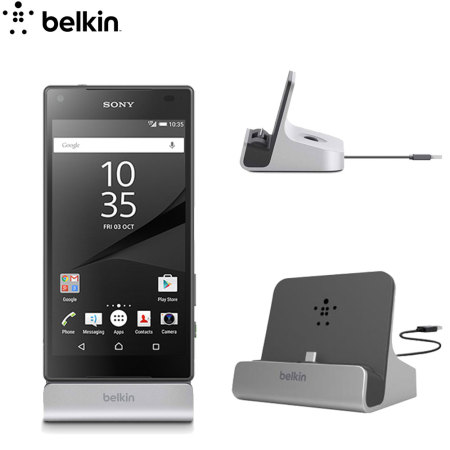 Bewust overeenkomst Derde Belkin PowerHouse Sony Xperia Z5 Compact Sync & Charge Dock XL