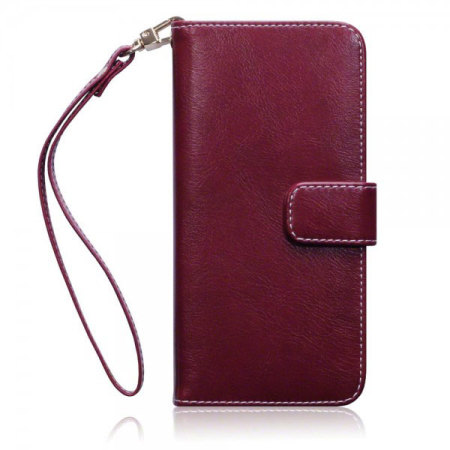 Olixar Leather Style Samsung Galaxy S7 Wallet Case Fl Red Reviews - Samsung Galaxy S7 Wallet Cover