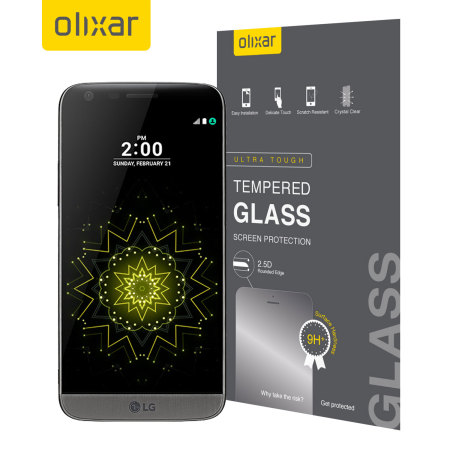 Olixar Tempered Glas LG G5 Displayschutz