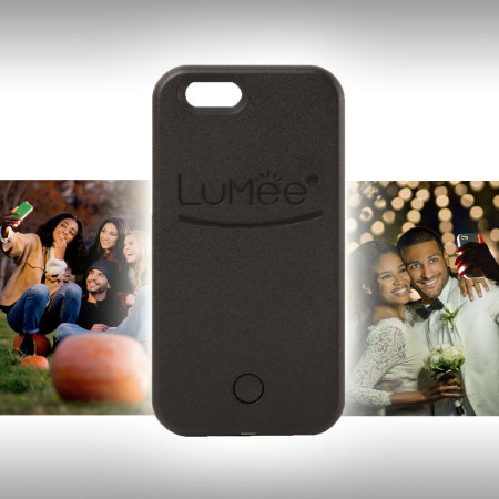 LuMee iPhone SE Selfie Light Case - Black