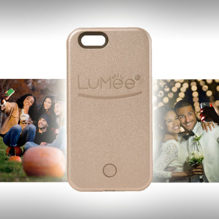 LuMee iPhone SE Selfie Light Case Hülle in Rose Gold