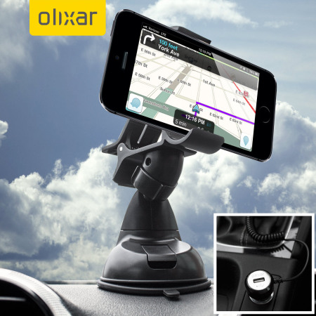 Olixar DriveTime iPhone SE Car Holder & Charger Pack