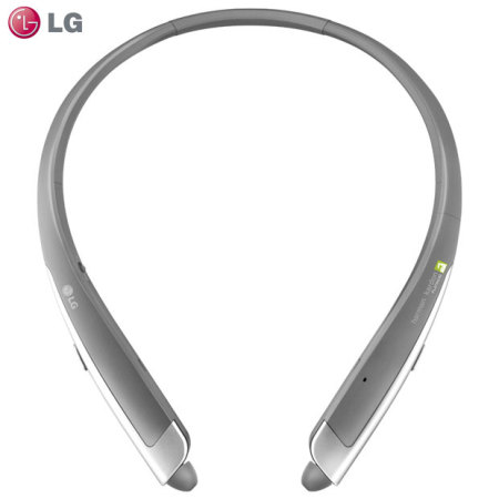 LG HBS-1100 Tone Platinum Bluetooth Stereo Headset - Titan Silver