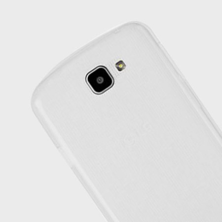 Olixar FlexiShield LG K4 Gel Case - Frost White