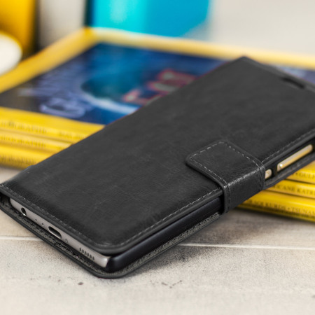 Olixar Wallet Huawei P9 Tasche in Schwarz