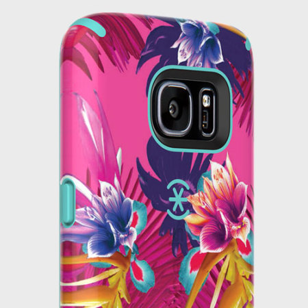 Speck CandyShell Inked Samsung Galaxy S7 Hülle in Wild Tropic Fuchsia