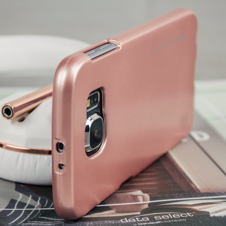Funda LG G5 Mercury Goospery iJelly Gel - Oro Rosa Metalizado