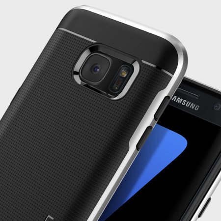 Funda Samsung Galaxy S7 Spigen Neo Hybrid - Plata