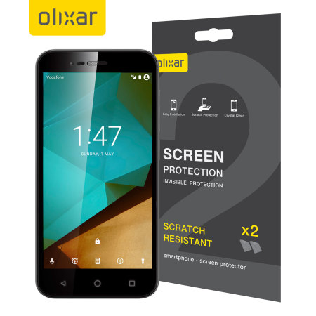 Olixar Vodafone Smart Prime 7 Screen Protector 2-in-1 Pack