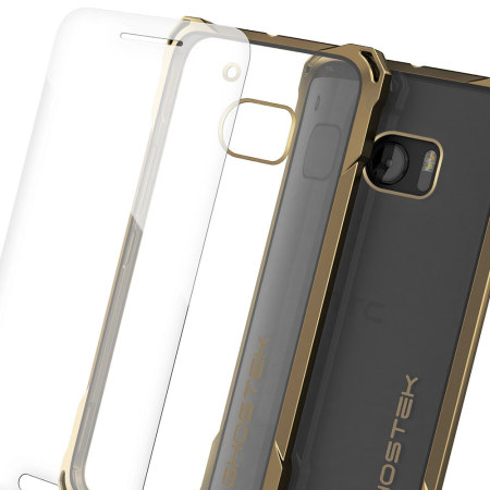 Ghostek Covert HTC 10 Bumper Case - Clear / Gold