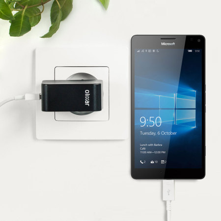 Chargeur secteur Microsoft Lumia 950 XL Haute Puissance 2.4A – EURO