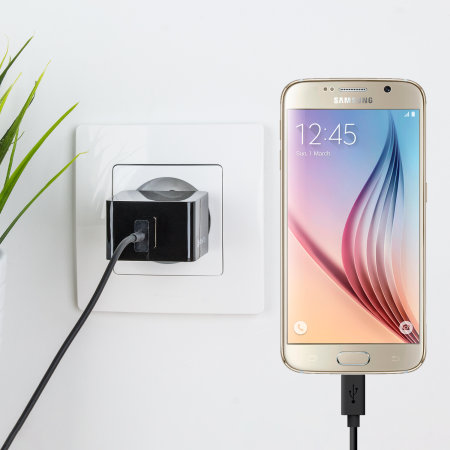 Olixar High Power 2.4A Samsung Galaxy S6 Wall Charger - EU Mains