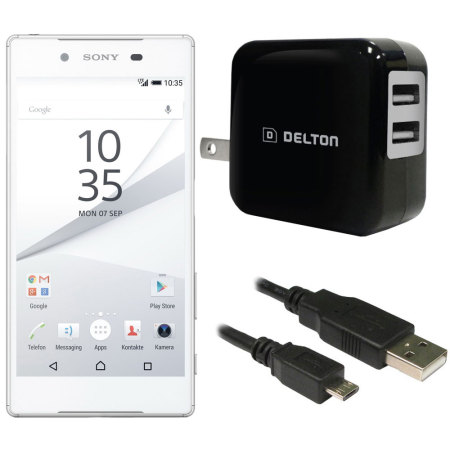 High Power 2.1A Sony Xperia Z5 Wall Charger - US Mains
