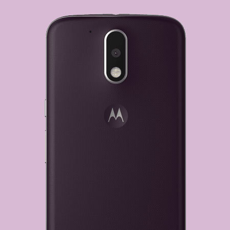Official Moto G4 Shell Replacement Back Cover - Dark Fig