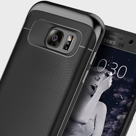 Coque Samsung Galaxy S7 Edge Caseology Wavelength Series – Noire