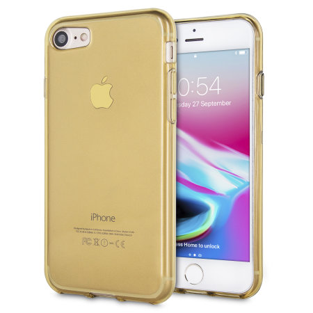 FlexiShield iPhone 8 / 7 Gel Hülle in Gold