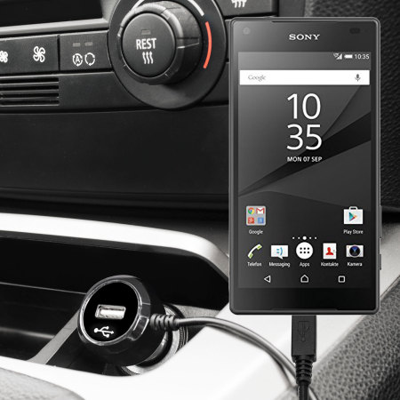 Cargador de Coche Olixar de Carga Rápida - Sony Xperia Z5 Compact