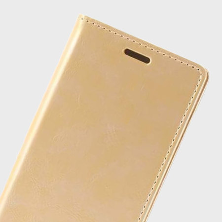 Mercury Samsung S6 Flip Wallet Gold