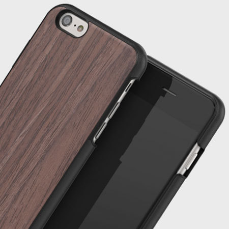 Mozo iPhone 6S / 6 Hülle Back Cover Black Walnut