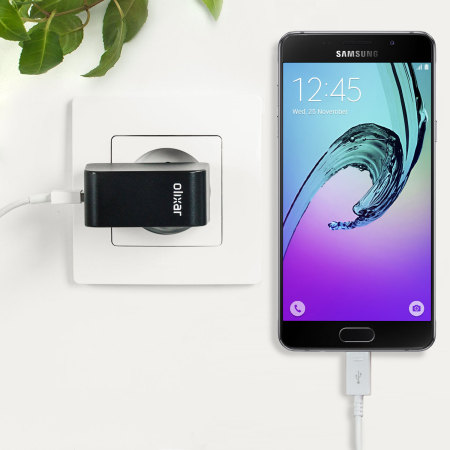 Informeer Parelachtig Trots Olixar High Power 2.4A Samsung Galaxy A5 Europa Lichtnet Oplader