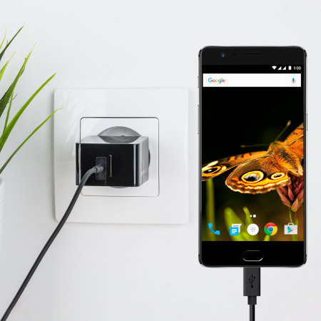 Chargeur secteur haute puissance OnePlus 3 Olixar 2.4A – Prise EU