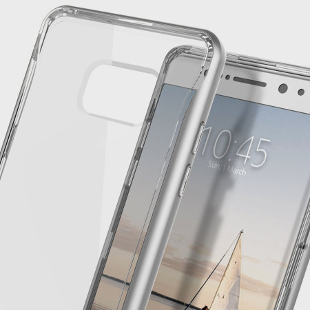 Caseology Skyfall Series Samsung Galaxy Note 7 Skal - Silver / Klar