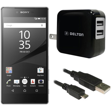 High Power 2.1A Sony Xperia Z5 Premium Wall Charger - USA Mains