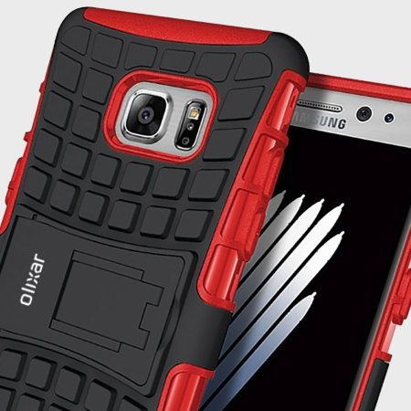 Olixar ArmourDillo Samsung Galaxy Note 7 Hülle in Rot