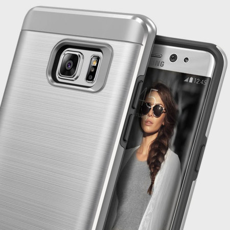 Coque Samsung Galaxy Note 7 Obliq Slim Meta – Argent Titanium