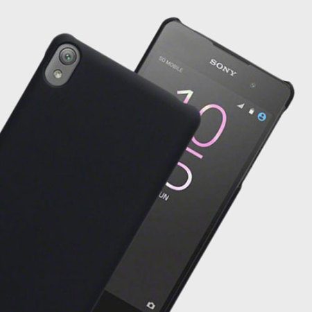 Funda Sony Xperia E5 Olixar ToughGuard de goma - Negra 