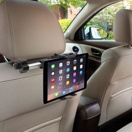Samsung Galaxy Tab iPad Pro 7-11 Tablets Linkstyle Tablet Car Headrest Mount 360 Degree Rotation Headrest Tablet Mount Holder Car Back Seat Tablet Mount Compatible with iPad Mini 